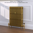 CI-SH745-10-MET-GOLD-LS01 - Shelbourne 3 Column Victorian Cast Iron Radiator H745mm x W894mm CI-SH745-10-MET-GOLD-LS01 - Shelbourne 3 Column Victorian Cast Iron Radiator H745mm x W894mm